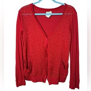 Selena Gomez Dream Out Loud XL Red Cardigan
